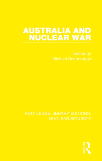 Australia and Nuclear War, EPUB eBook