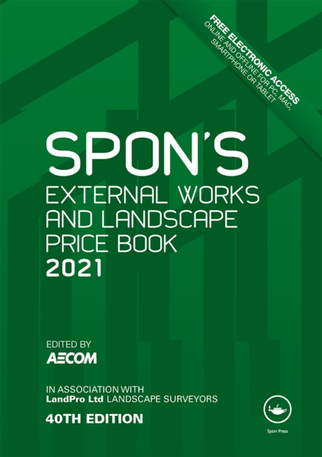 Spon's External Works and Landscape Price Book 2021, PDF eBook