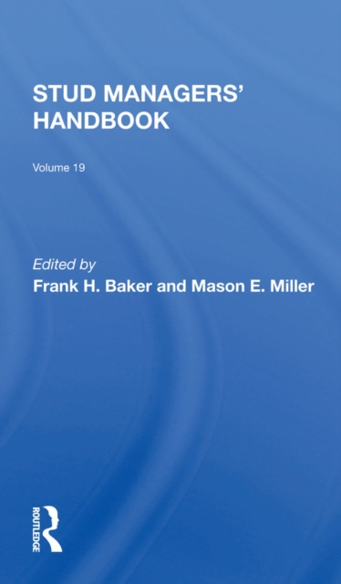 Stud Managers' Handbook, Vol. 19, PDF eBook