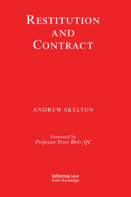 Restitution and Contract, PDF eBook