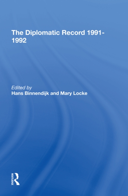 The Diplomatic Record 1991-1992, EPUB eBook