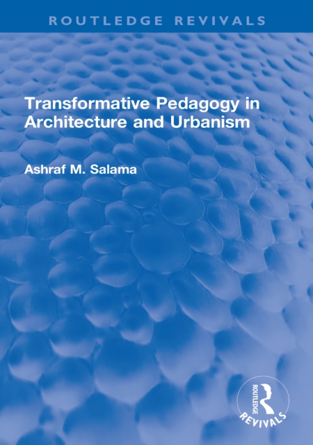 Transformative Pedagogy in Architecture and Urbanism, EPUB eBook