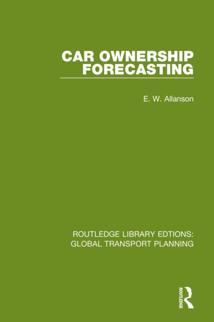 Car Ownership Forecasting, EPUB eBook