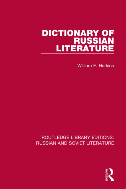 Dictionary of Russian Literature, PDF eBook