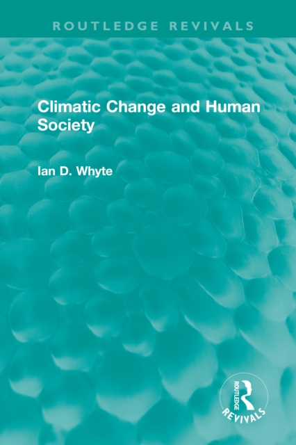 Climatic Change and Human Society, EPUB eBook