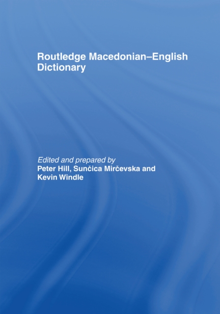 The Routledge Macedonian-English Dictionary, EPUB eBook