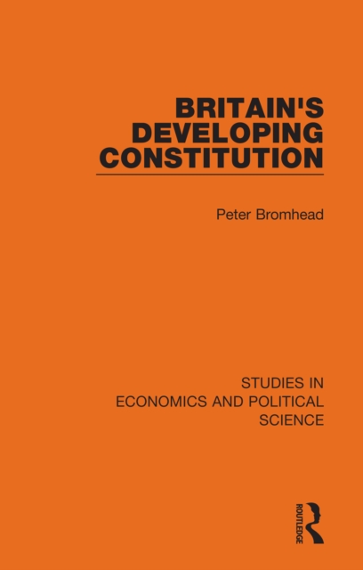 Britain's Developing Constitution, EPUB eBook