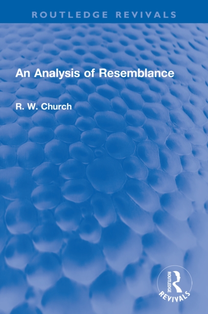 An Analysis of Resemblance, PDF eBook