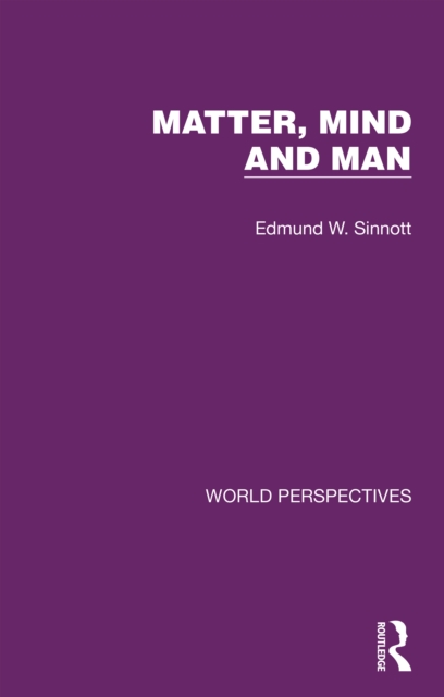 Matter, Mind and Man, EPUB eBook