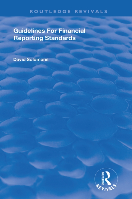 Guidelines for Financial Reporting Standards, EPUB eBook