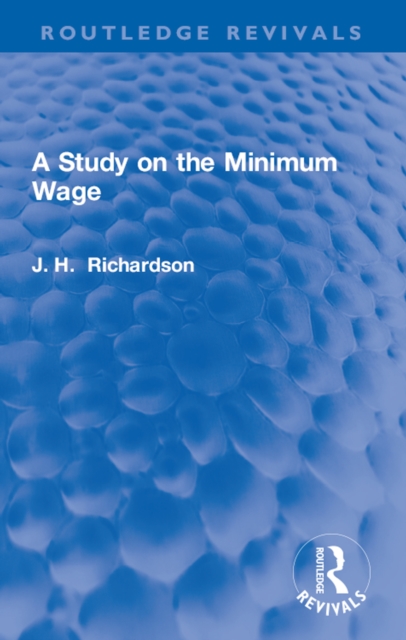 A Study on the Minimum Wage, PDF eBook