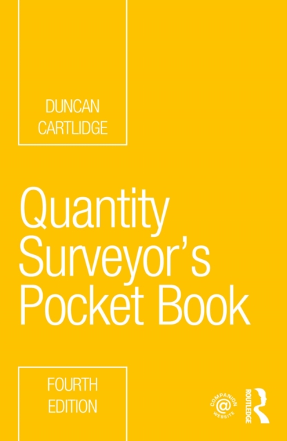 Quantity Surveyor's Pocket Book, EPUB eBook