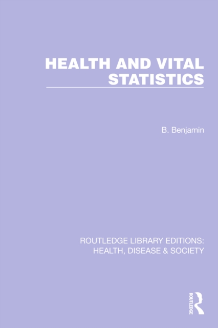 Health and Vital Statistics, EPUB eBook