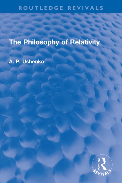 The Philosophy of Relativity, PDF eBook