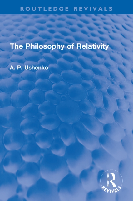 The Philosophy of Relativity, EPUB eBook