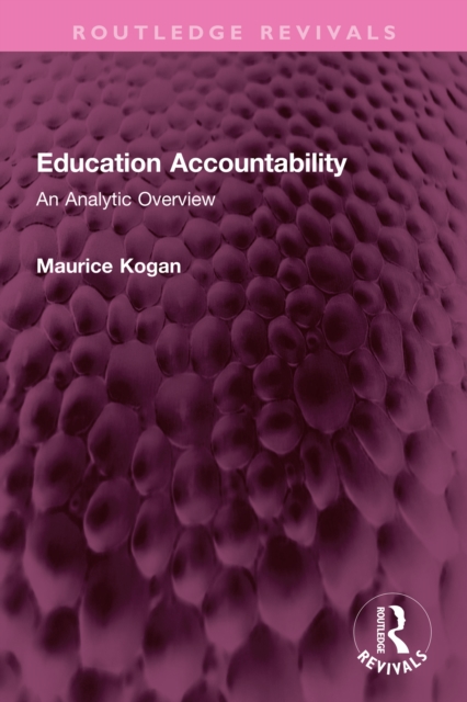 Education Accountability : An Analytic Overview, PDF eBook
