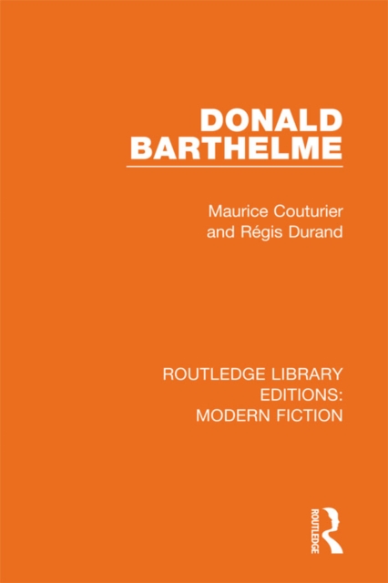 Donald Barthelme, PDF eBook