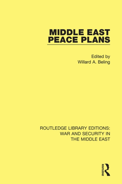 Middle East Peace Plans, PDF eBook