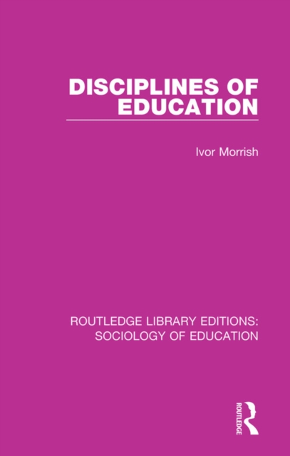 Disciplines of Education, EPUB eBook