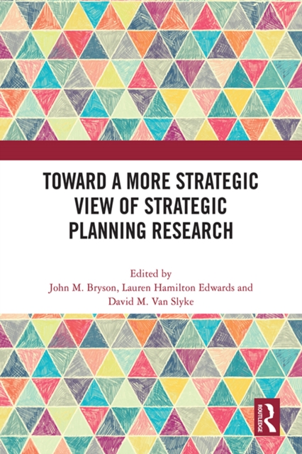Toward a More Strategic View of Strategic Planning Research, EPUB eBook