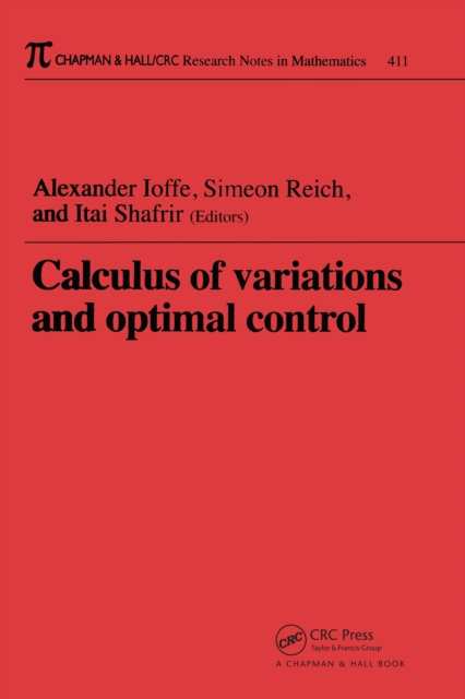 Calculus of Variations and Optimal Control : Technion 1998, PDF eBook