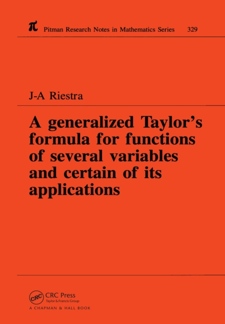 A Generalized Taylor's Formula for Functions of Several Variables and Certain of its Applications, PDF eBook