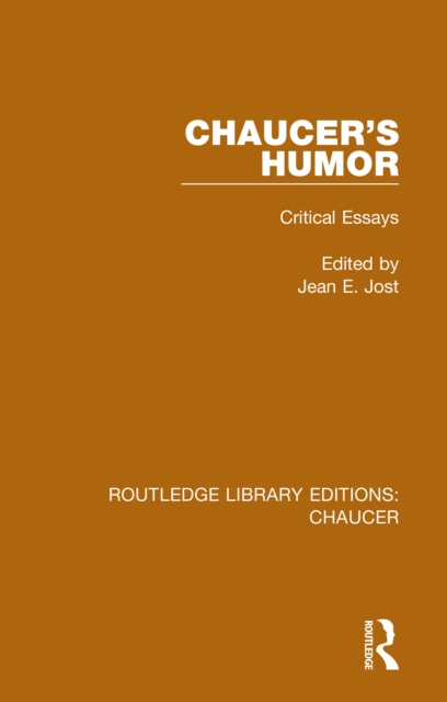 Chaucer's Humor : Critical Essays, EPUB eBook