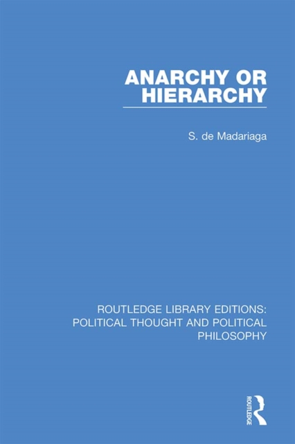 Anarchy or Hierarchy, PDF eBook