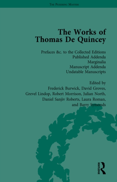 The Works of Thomas De Quincey, Part III vol 20, PDF eBook