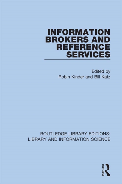 Information Brokers and Reference Services, EPUB eBook
