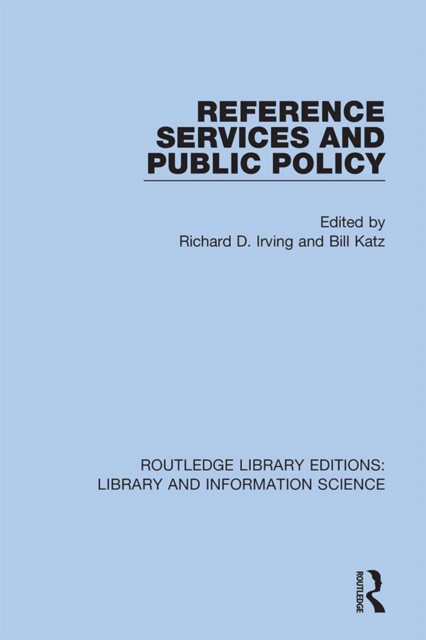 Reference Services and Public Policy, EPUB eBook