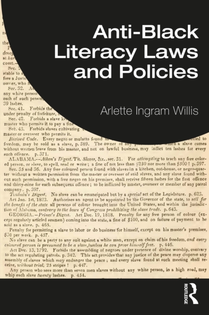 Anti-Black Literacy Laws and Policies, PDF eBook