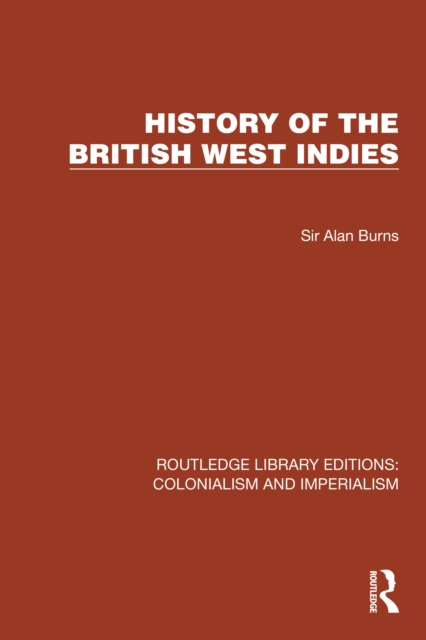 History of the British West Indies, EPUB eBook