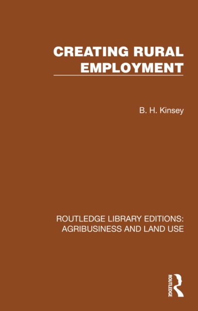 Creating Rural Employment, PDF eBook