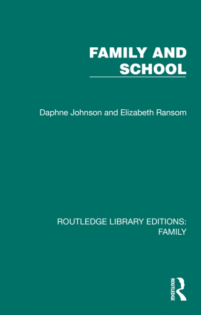 Family and School, PDF eBook