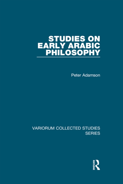 Studies on Early Arabic Philosophy, PDF eBook