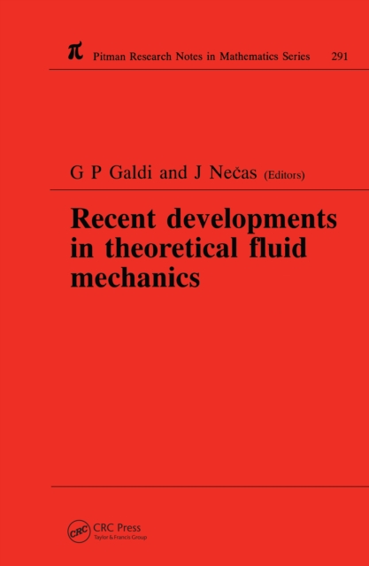 Recent Developments in Theoretical Fluid Mechanics : Winter School, Paseky, 1992, EPUB eBook