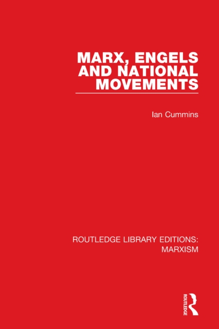 Marx, Engels and National Movements, EPUB eBook
