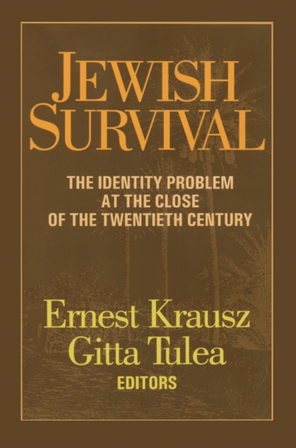 Jewish Survival : The Identity Problem at the Close of the 20th Century, EPUB eBook