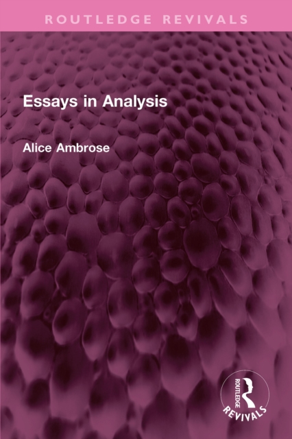 Essays in Analysis, EPUB eBook