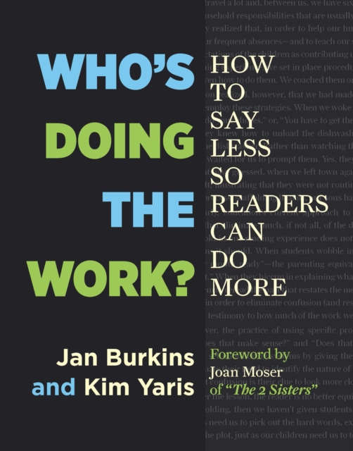 Who's Doing the Work? : How to Say Less So Readers Can Do More, EPUB eBook