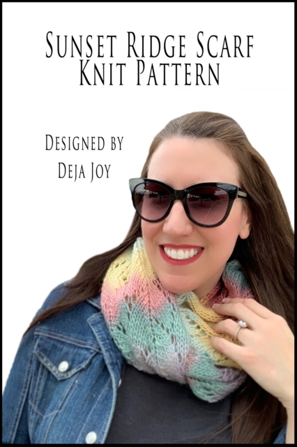 Sunset Ridge Scarf Knit Pattern, EPUB eBook