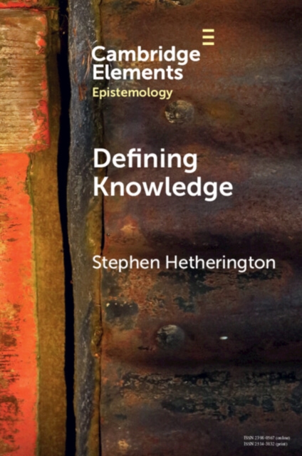 Defining Knowledge : Method and Metaphysics, EPUB eBook