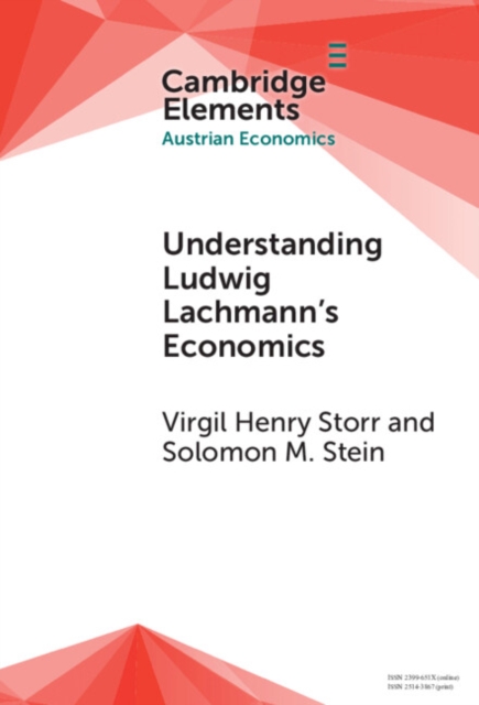Understanding Ludwig Lachmann's Economics, EPUB eBook