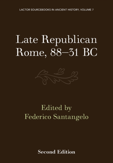 Late Republican Rome, 88-31 BC, Paperback / softback Book