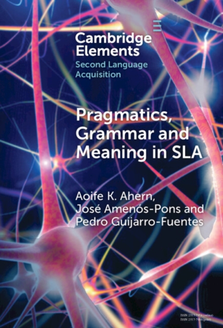 Pragmatics, Grammar and Meaning in SLA, Hardback Book