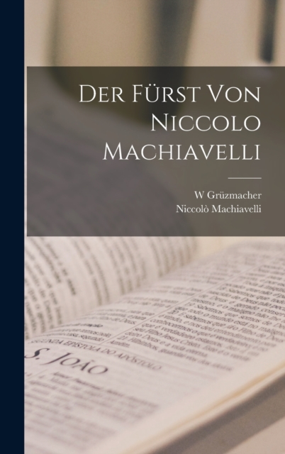 Der Furst von Niccolo Machiavelli, Hardback Book