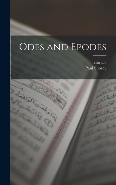 Odes and Epodes, Hardback Book