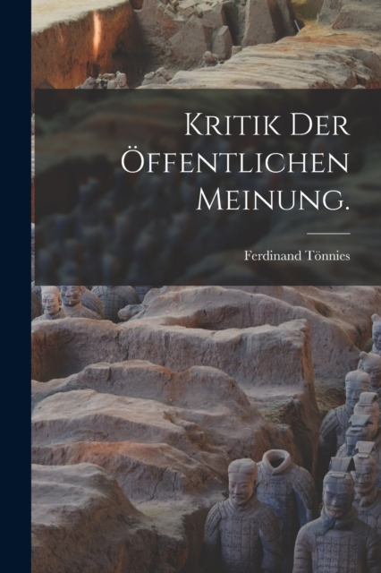 Kritik der offentlichen Meinung., Paperback / softback Book
