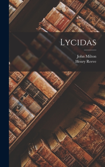 Lycidas, Hardback Book